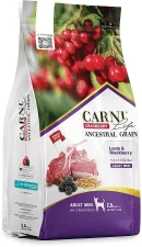 Carni Life Cranberry Ancestral Grain Adult Mini Kuzu Etli ve Böğürtlenli Yetişkin Köpek Maması 2,5 Kg