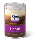King Konserve Sos İçinde Et Parçacıklı Kuzu Etli Yavru Köpek Maması 400 g