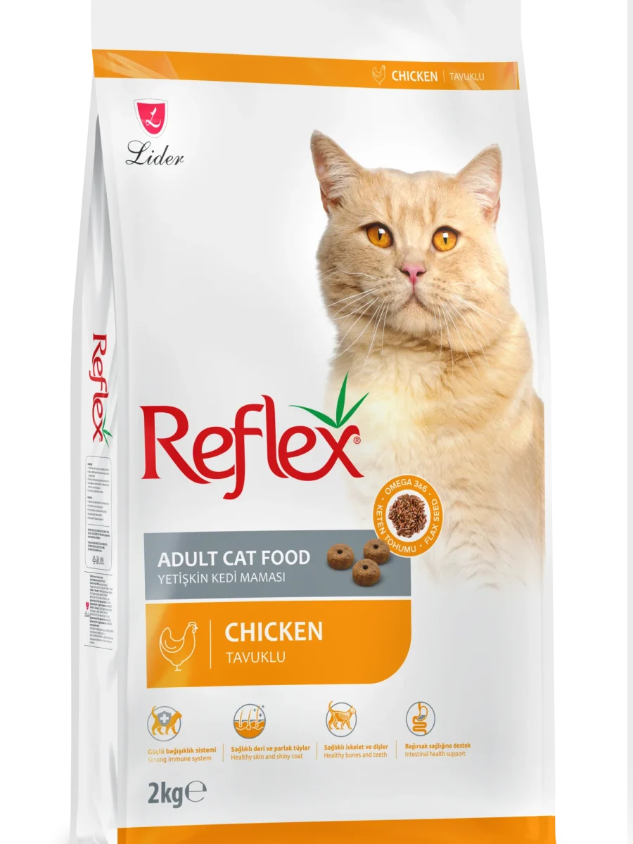 Reflex Tavuklu Yetişkin Kedi Maması 2 kg