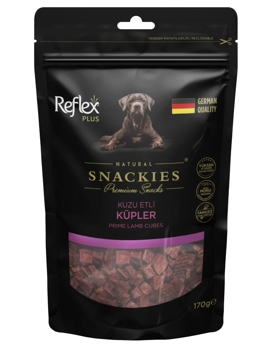 Reflex Plus Snackies Kuzu Etli Küpler Köpek Ödül Maması 170 g