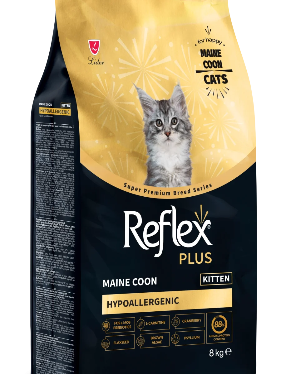 Reflex Plus Maine Coon Hipoalerjenik Yavru Kedi Maması 8 kg