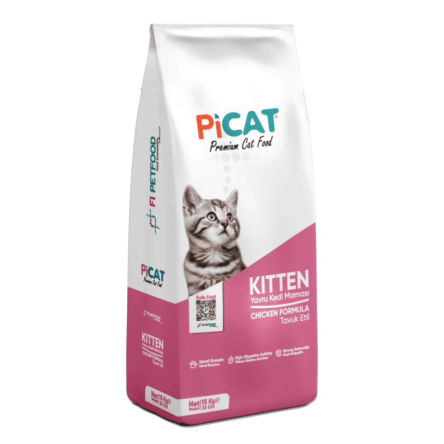 PiCat Kitten Tavuk Etli Yavru Kedi Maması 15 Kg