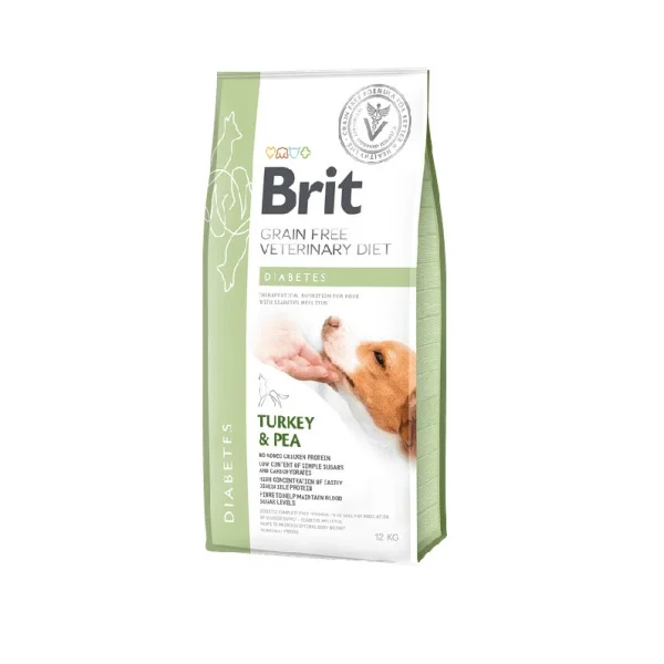 BRIT GF VETERINARY DIETS DOG DIABETIC 12KG 8595602528097