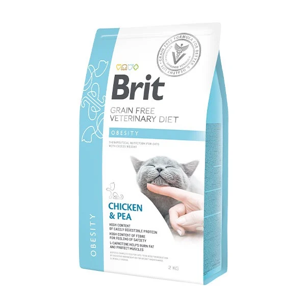 BRIT GF VETERINARY DIETS CAT OBESITY 2KG 8595602528479