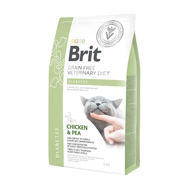 BRIT GF VETERINARY DIETS CAT DIABETES 2KG 8595602528523