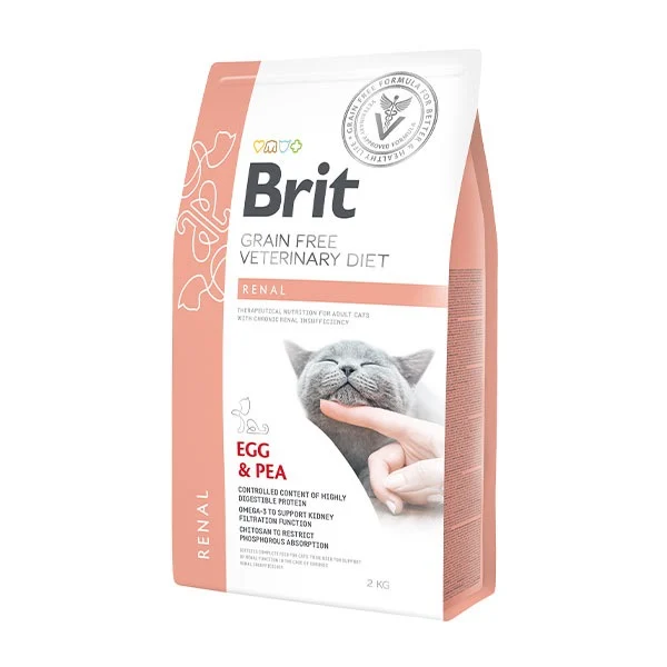 BRIT GF VETERINARY DIETS CAT RENAL 2KG 8595602528325