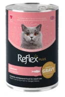 Reflex Plus Yetişkin Kedi Konservesi Somonlu 400g
