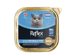 Reflex Plus Yetişkin Kedi Maması Ringa ve Morina Balıklı Pate 85g