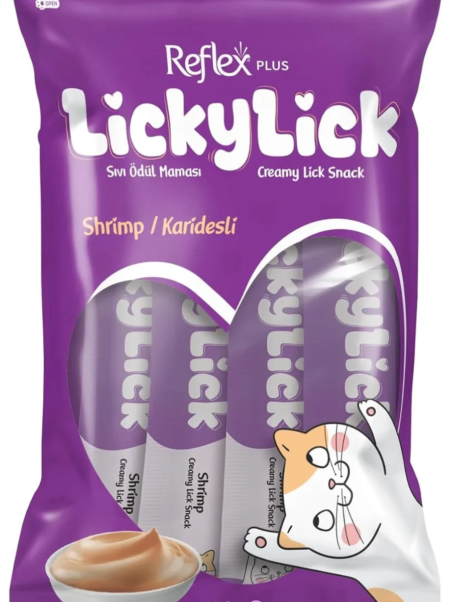 Reflex Plus Karidesli Sıvı Kedi Ödülü 4x15gr