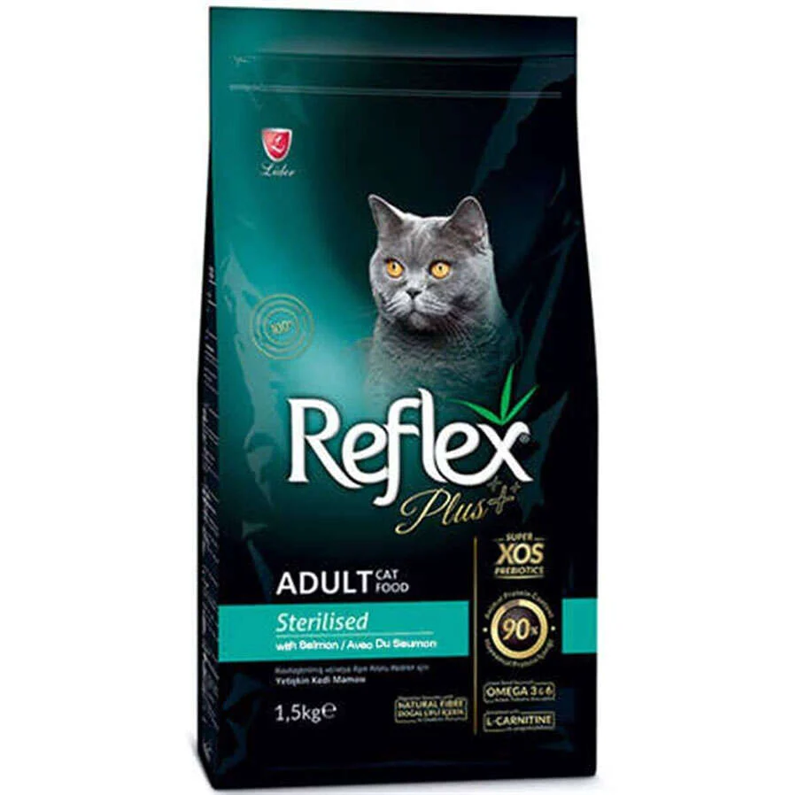 Reflex Plus Sterilised Somonlu Kısırlaştırılmış Kedi Maması 1.5 kg