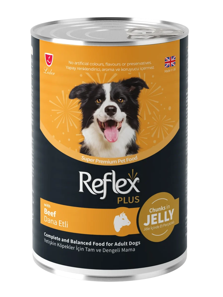 Reflex Plus Yetişkin Köpek Yaş Maması Dana Etli 400g
