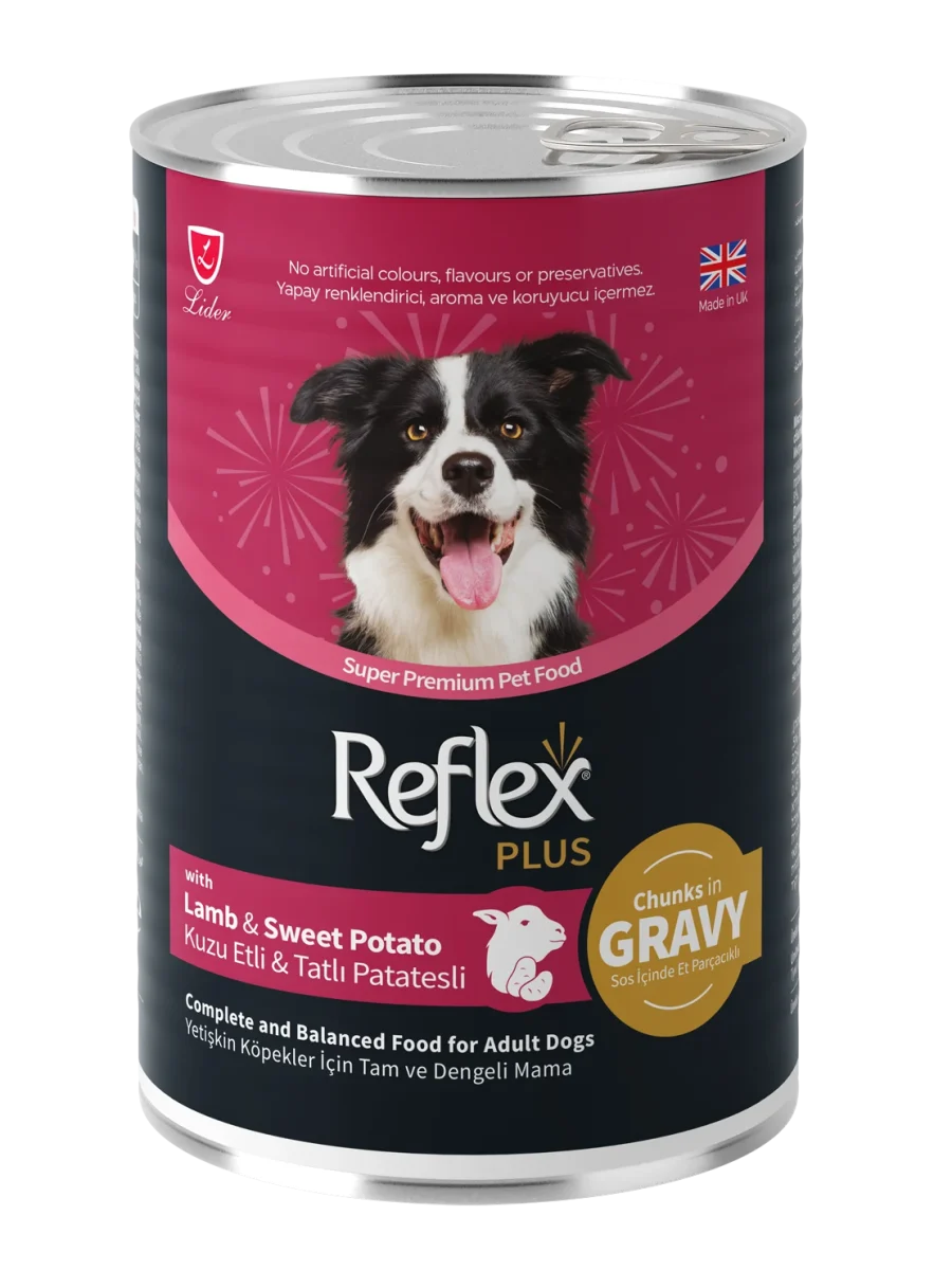 Reflex Plus Yetişkin Köpek Maması Kuzu Etli ve Tatlı Patatesli 400g