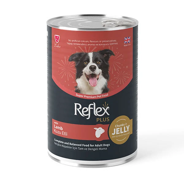 Reflex Plus Yetişkin Köpek Yaş Maması Kuzu Etli 400g