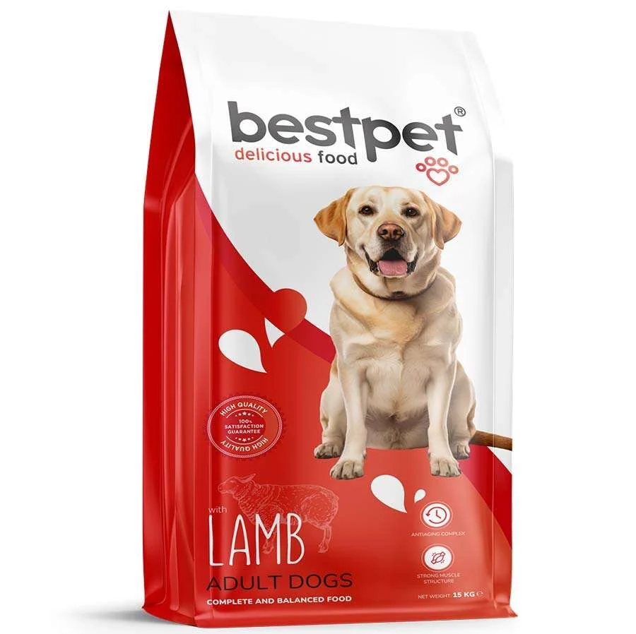BESTPET LAMB KUZU ETLİ YETİŞKİN KÖPEK MAMASI 15 KG