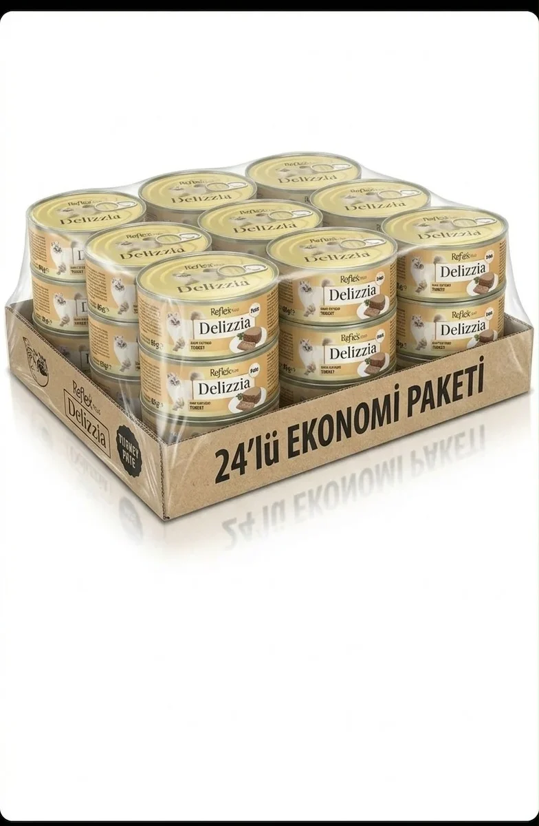 Reflex Plus Kedi Maması Delizzia Kıyılmış Hindi Etli 85 G 24 x AD