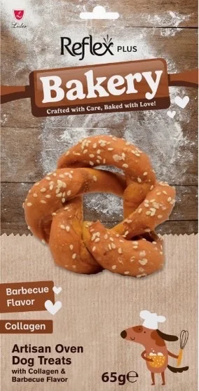 Reflex Plus Bakery Barbekü Aromalı Kolajenli Yıldız Ekmek Köpek Ödül Mamasi 65g